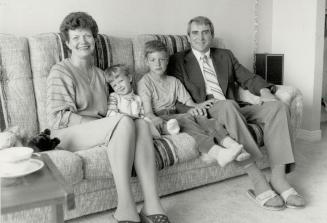 Worrying time: Hugo and Renate Stiller, here with their children, Erin and Rebecca, increased their mortgage and put their home up as collateral for a loan to raise money to start a Lifestyle 2000 franschise