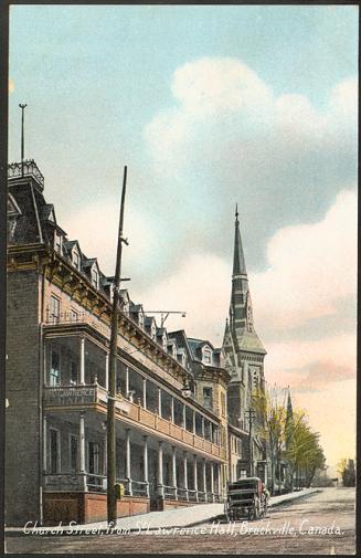 Church Street, from St. Lawrence Hall, Brockville, Canada