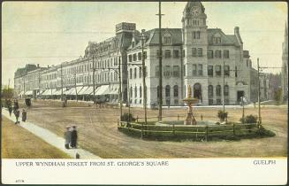 Upper Wyndham Street from St. George's Square, Guelph