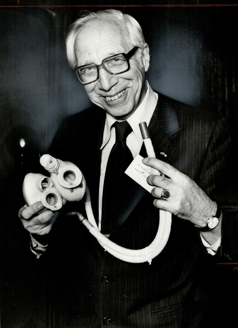 Kolff with artificial heart