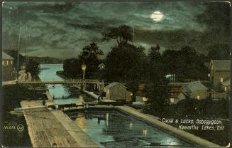 Canal and Locks, Bobcaygeon, Kawartha Lakes, Ontario