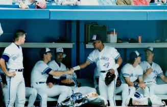 Showing his stuff, Newest Blue Jay John Olerud put on impressive show in  the batting cage yesterday – All Items – Digital Archive Ontario