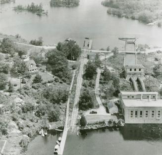 Aerial view of Severn River (Ont.)