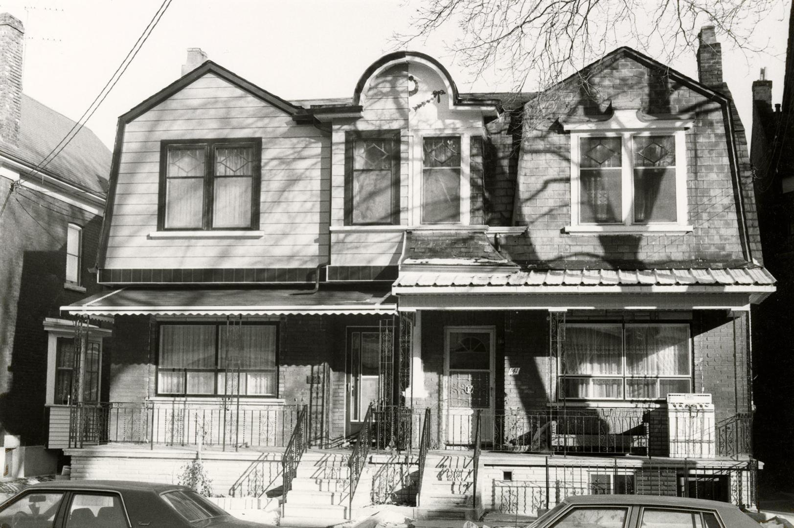 Delaware Avenue, east side, between Hepbourne Street and Bloor Street West, Toronto, Ont.