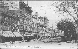 King Street East from James Street, Hamilton