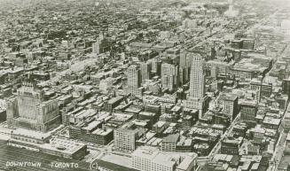 Toronto 1933 circa, looking north west.