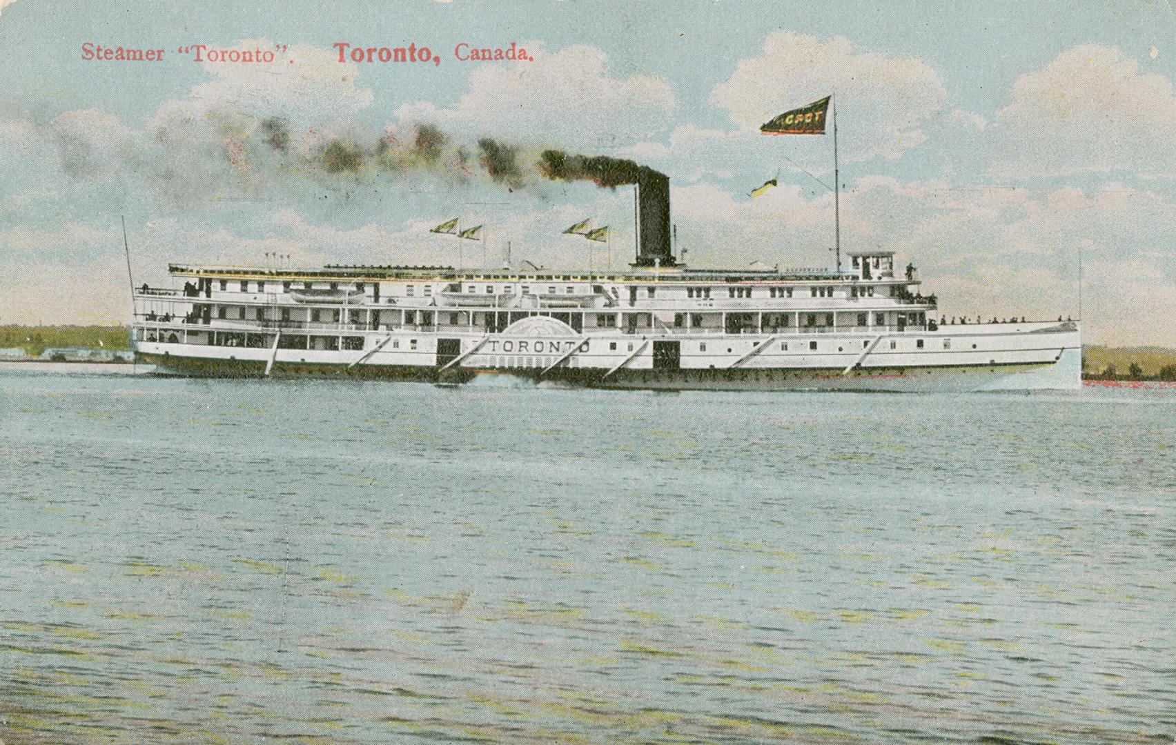 Steamer "Toronto". Toronto, Canada
