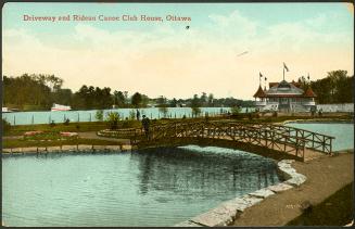 Driveway and Rideau Canoe Club House, Ottawa