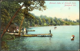 Mohawk Lake, at Mohawk Park, Brantford, Ontario