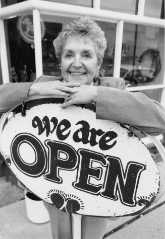 Margaret Trowell, the Village Store boutique. Pickering Village, Ajax, Ontario