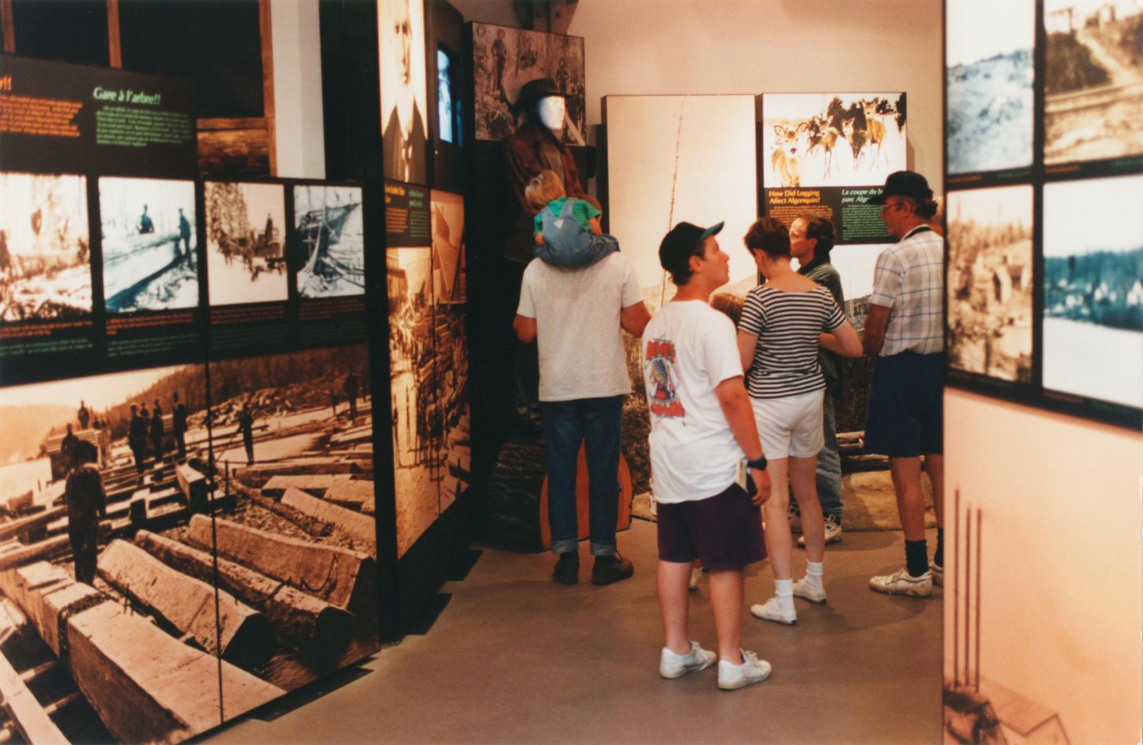 Exhibition at the New Visitors Centre in Algonquin Provincial Park, Ontario