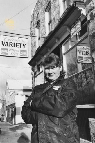 Gloria Billings, owner of Gloria's Variety, Alton, Ontario