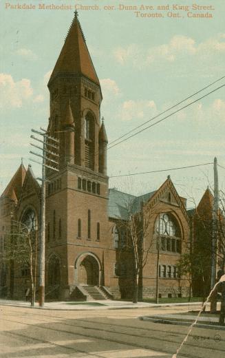 Parkdale Methodist Church, corner Dunn Ave. and King Street, Toronto, Ont., Canada