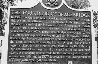 The Founding of Bracebridge, Ontario