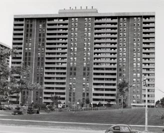 The 18-storey Kensington Place condominium. Bramalea (Brampton). Ontario