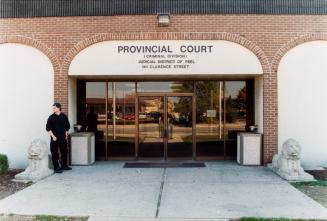Provincial Court (Criminal Division), Judicial District of Peel, 141 Clarence Street. Brampton, Ontario