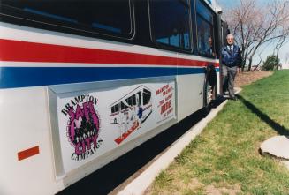 Andy Monette, Brampton Transit bus. Brampton, Ontario