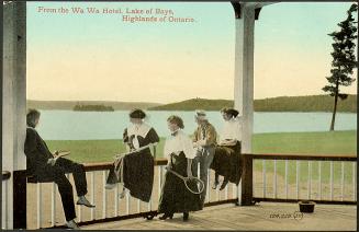 From the Wa Wa Hotel, Lake of Bays, Highlands of Ontario