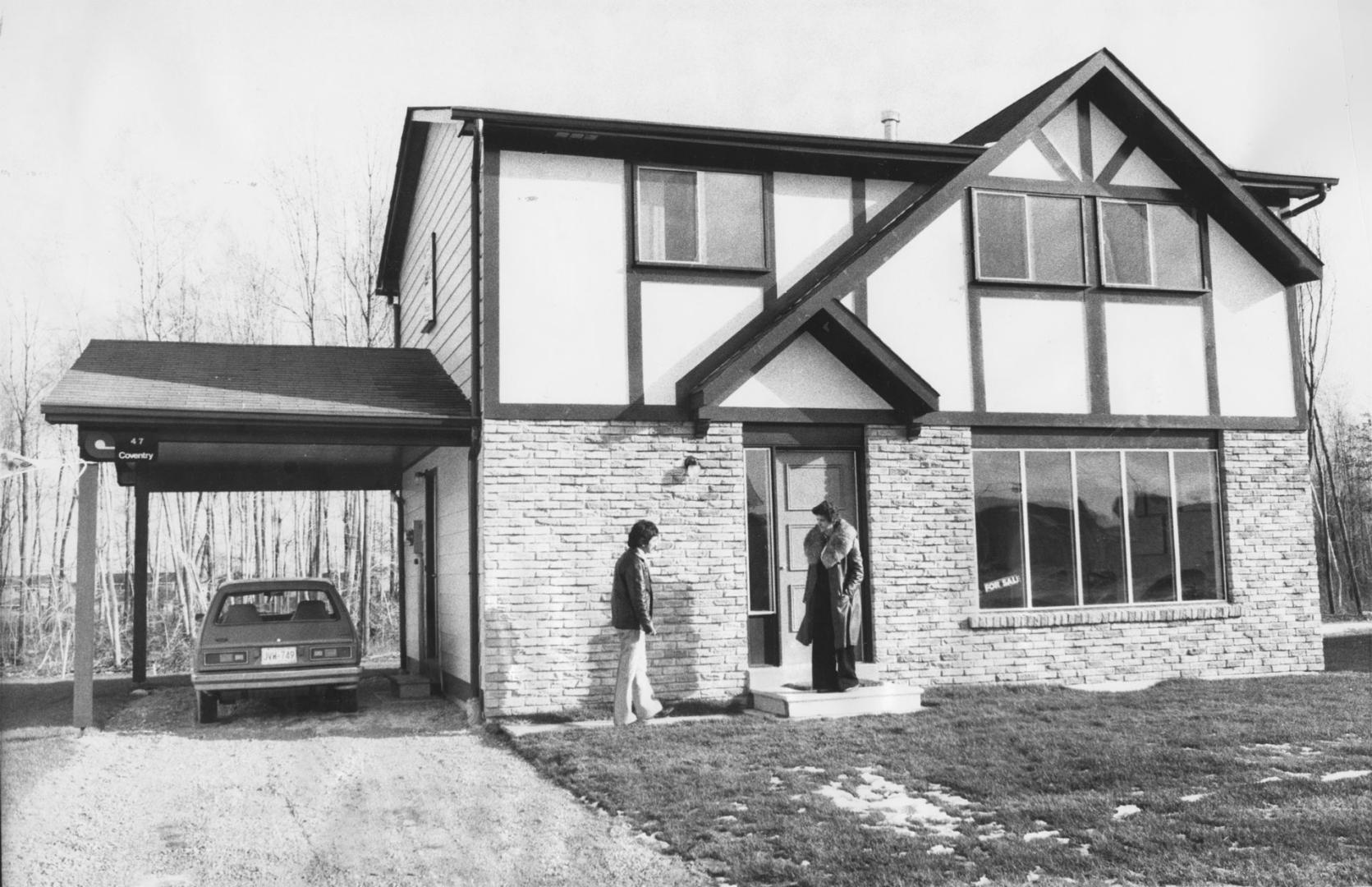 Model home in Heather Hills. Burlington, Ontario
