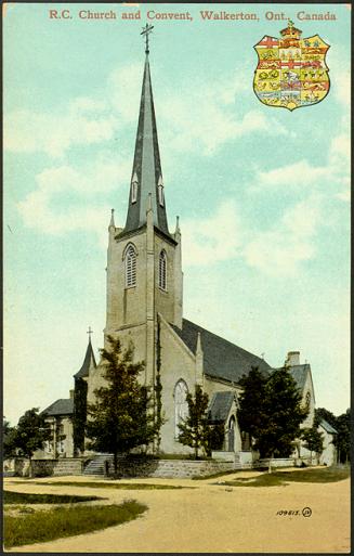 Roman Catholic Church and Convent, Walkerton, Ontario, Canada