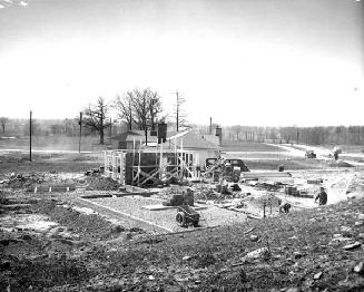 House under construction, Thorncrest Village