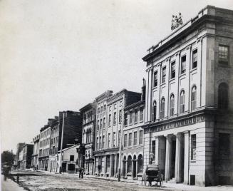 Wellington Street East, north side, looking west from west of Leader Lane