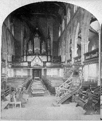 St. James' Anglican Cathedral (opened 1853), King Street East, northeast corner Church St., Interior