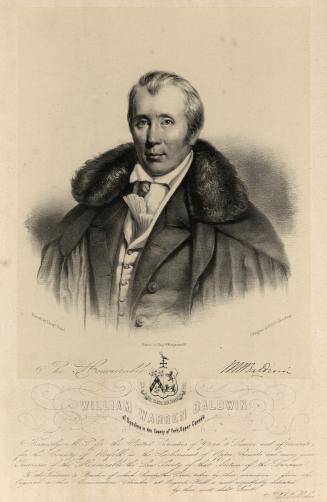 The Honourable West West Baldwin, circa 1830