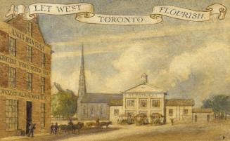 St. Patrick's Market, Toronto, in 1845