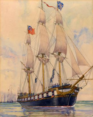 Captain R.H. Barclay's Flagship ''Detroit'' (Lake Erie, Ontario), 1813