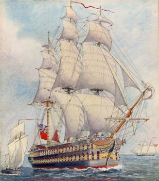 Sir James Yeo's Flagship ''St. Lawrence'' (Lake Ontario), 1814