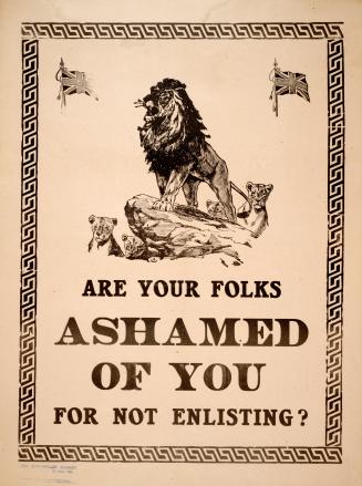 Are your folks ashamed of you for not enlisting