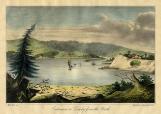 Entrance to Digby, Nova Scotia from the North, 1835