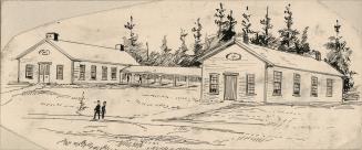 Parliament Buildings (1796-1813), Front Street East, south side, between Berkeley & Parliament Streets