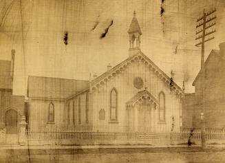 St. Mark's Presbyterian Church, King Street West, northeast corner Tecumseth St