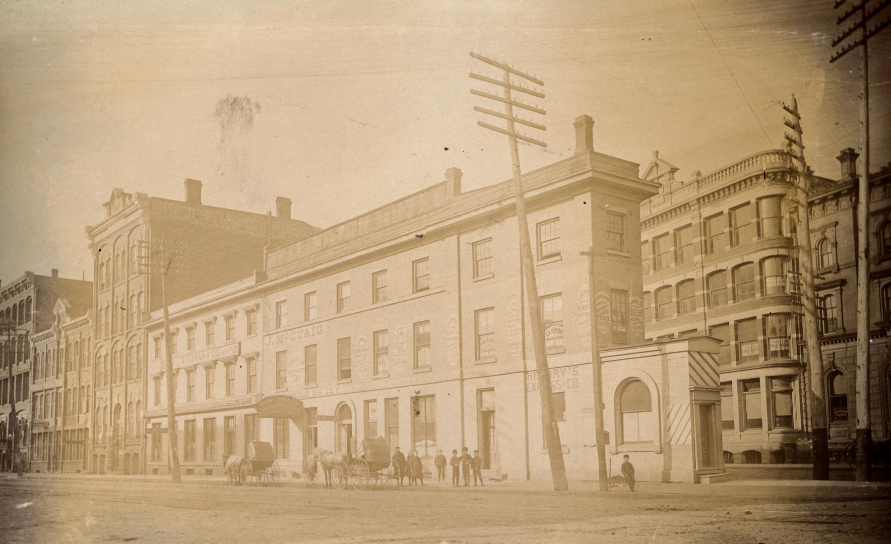 Front Street East, Yonge to Jarvis Streets, north side, west from Church St