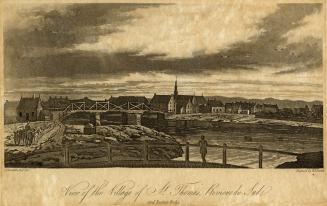 View of the Village of St. Thomas, Riviere du Sud (Montmagny, Québec, 1813-14)