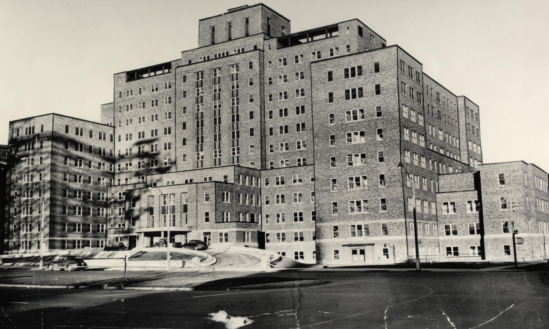 Hospital For Sick Children (opened 1951), University Avenue, east side, between Elm & Gerrard Streets