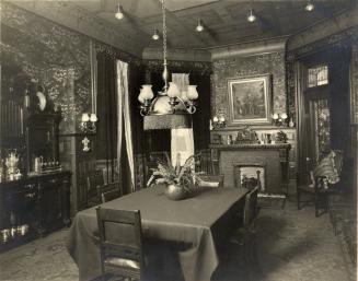 Mason, John Herbert, 'Ermeleigh', Sherbourne Street, southeast corner Wellesley Street East; Interior, dining room