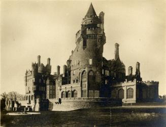 Image shows a view of Casa Loma.