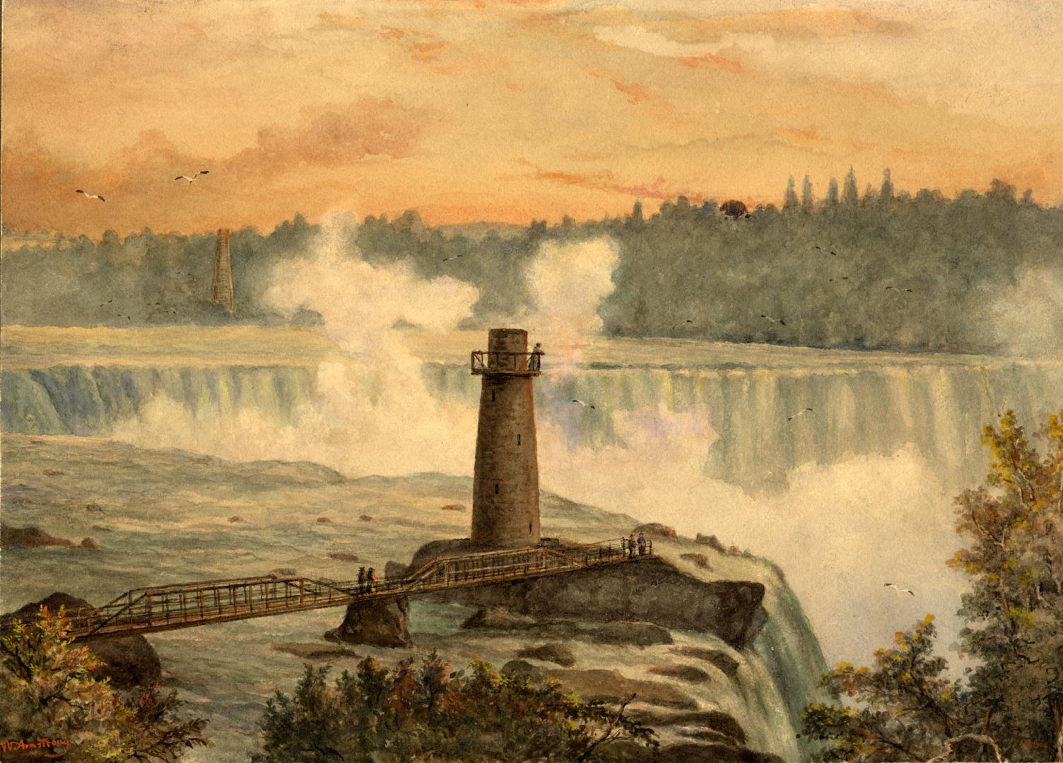 Terrapin Tower, Niagara Falls, 1850