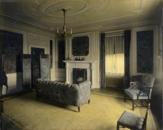 Image shows an interior of a boudoir.