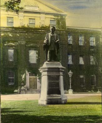 Ryerson, Egerton, statue, in front of Normal School