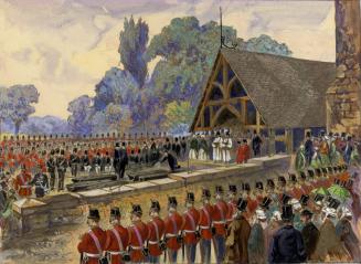 Fenian Invasion, funeral of those killed at Ridgeway, at St
