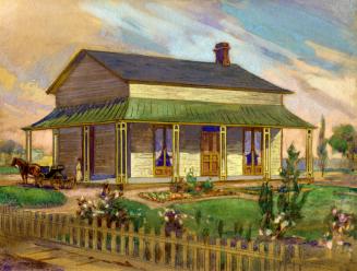 Richard Lippincott Denison, house, circa circa 1850 Dundas Street West, north side, west of Ossington Avenue, Toronto, Ontario