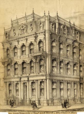 Mcmaster, A. R., & Bro., wholesale dry goods warehouse, Front Street West, north side, west of Yonge Street