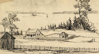 Finkle's Point, where the 'Frontenac' (first steamer on Lake Ontario) was built