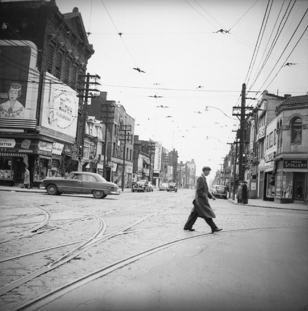 Yonge Street, College To Bloor Streets, looking south from Bloor St