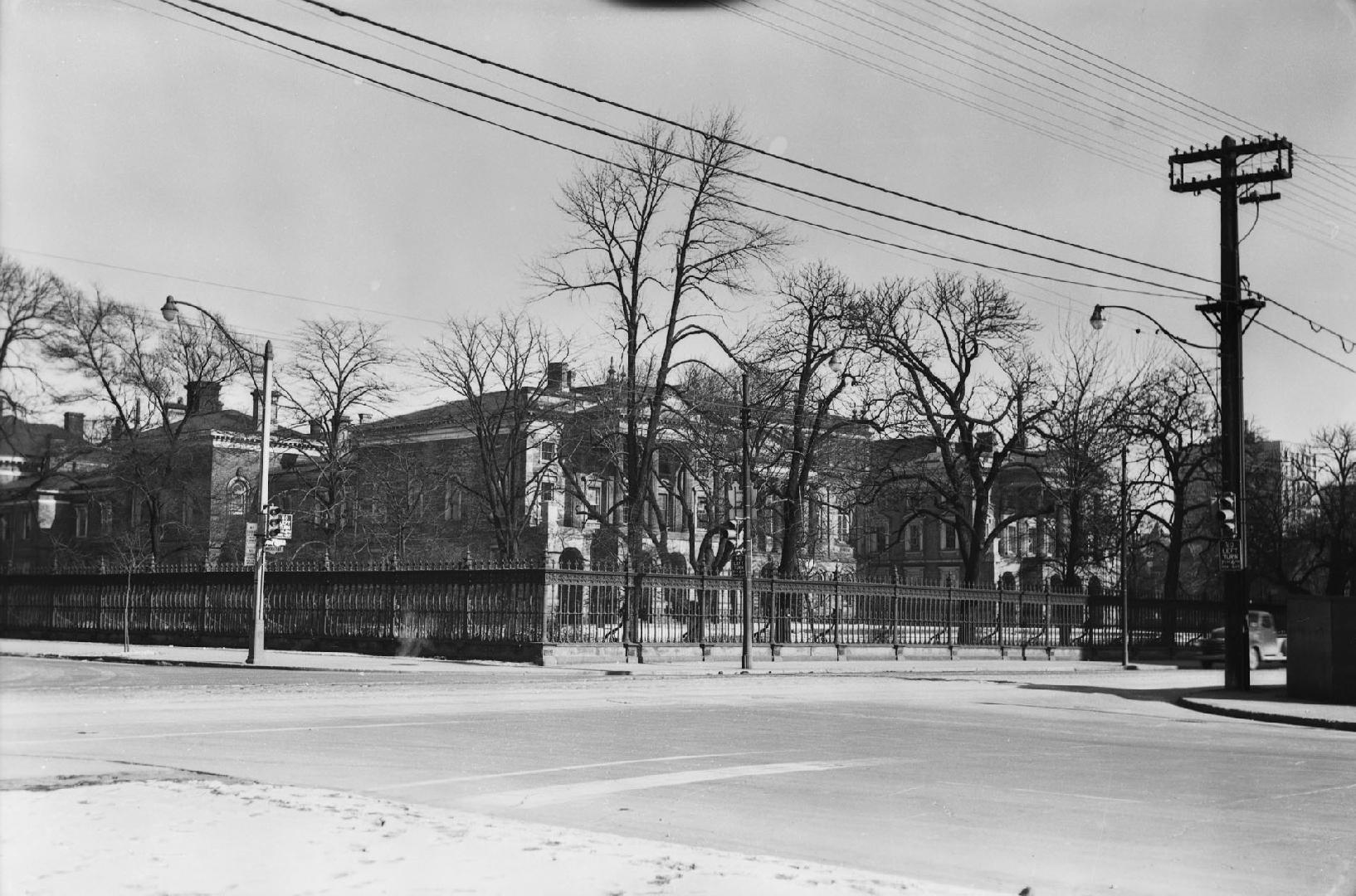 Osgoode Hall, Queen Street West, northeast corner University Avenue