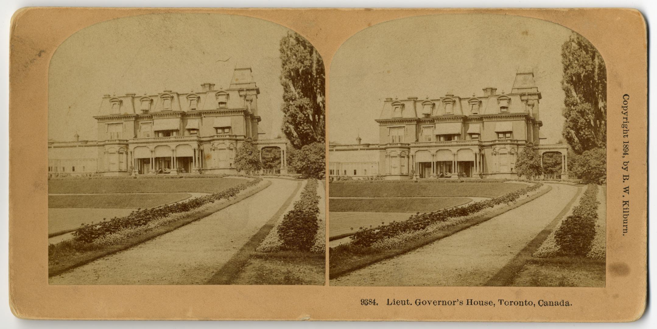 Government House (1868-1912), looking n